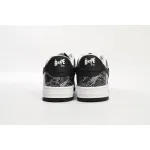 H12  A Bathing Ape Bape Sta Low Black Black Snake Skin,1180 191 009 