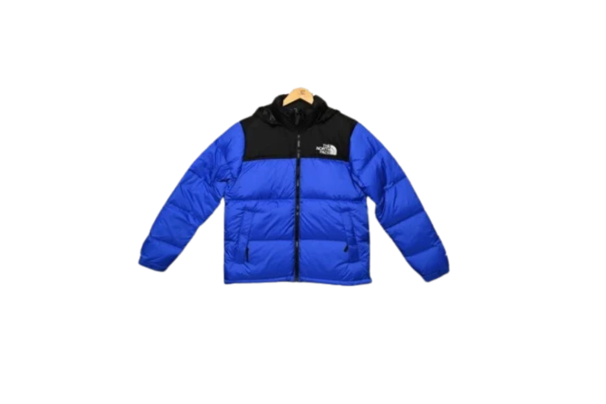 PK TheNorthFace Splicing White And Sky Blue