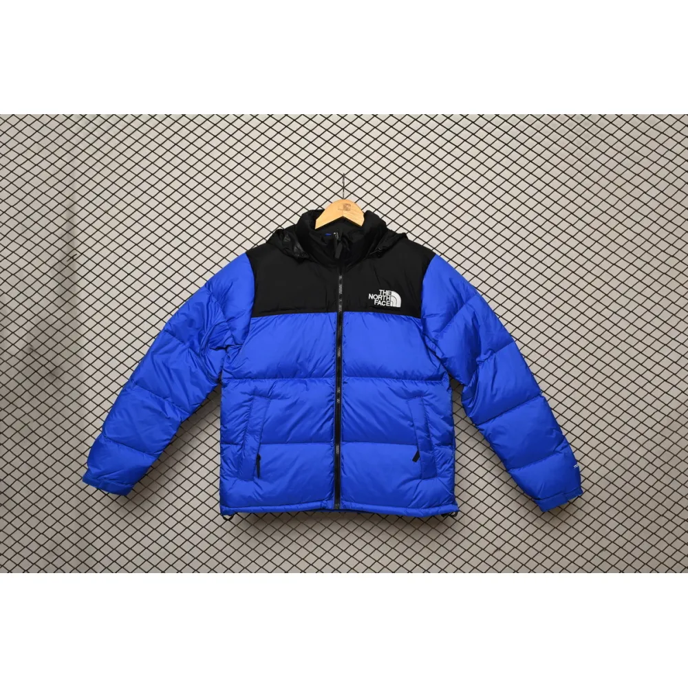 PK TheNorthFace Splicing White And Sky Blue