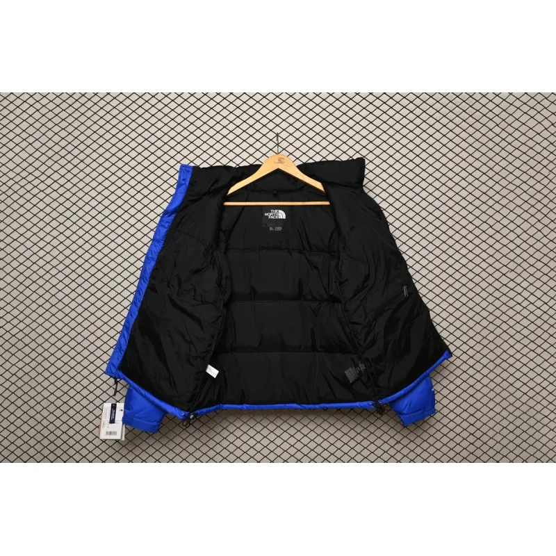 PK TheNorthFace Splicing White And Sky Blue