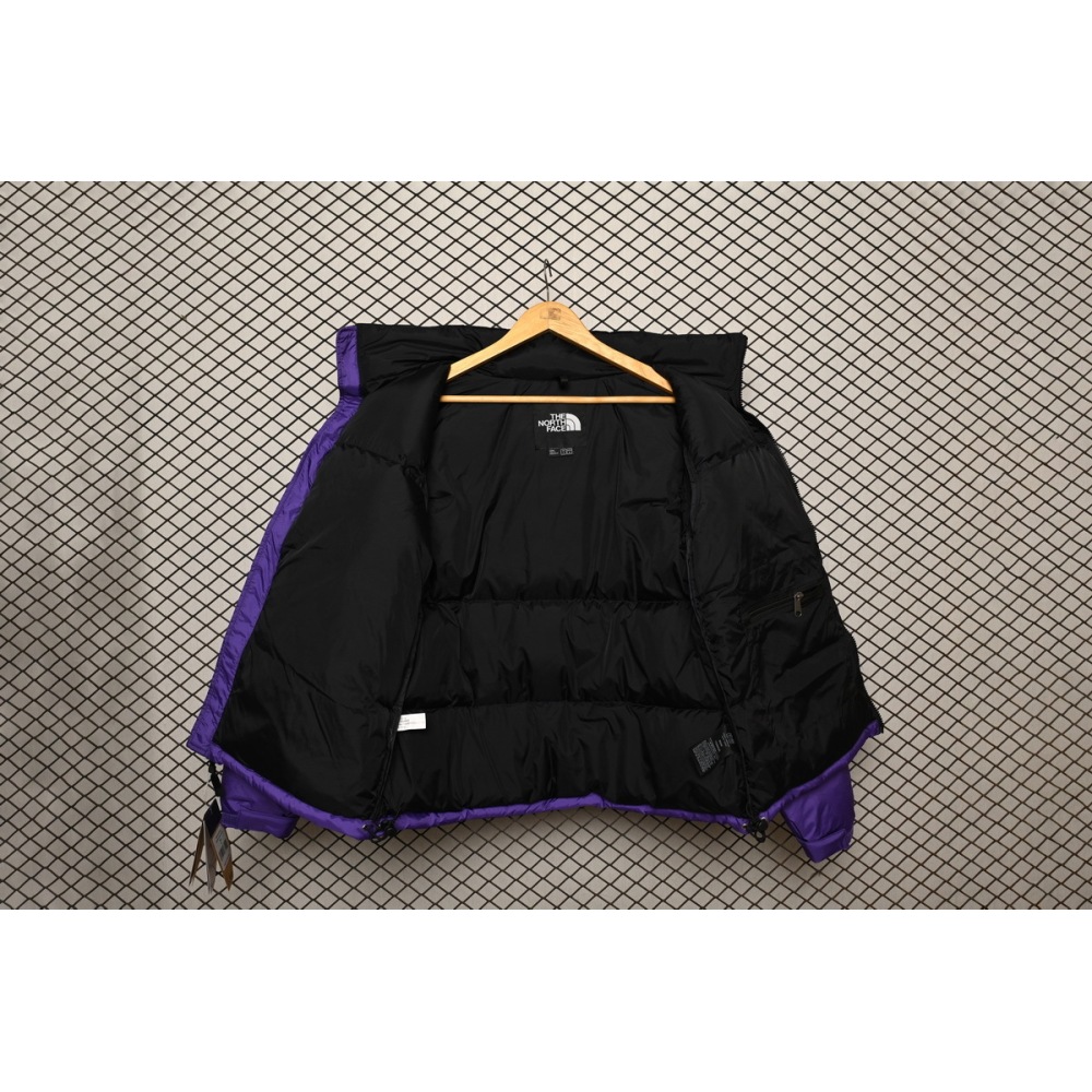 PK TheNorthFace Splicing White And Pur Ple