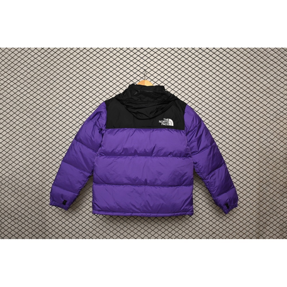 PK TheNorthFace Splicing White And Pur Ple