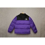 PK TheNorthFace Splicing White And Pur Ple