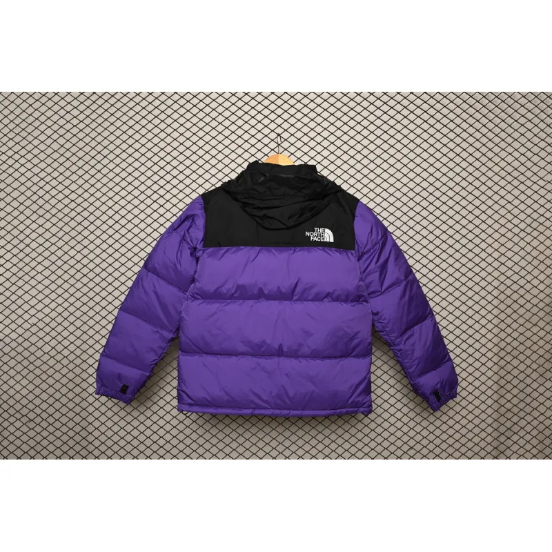 PK TheNorthFace Splicing White And Pur Ple