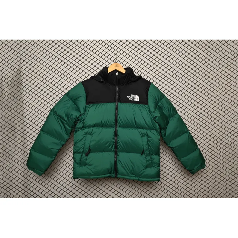 PK TheNorthFace Splicing White And Green