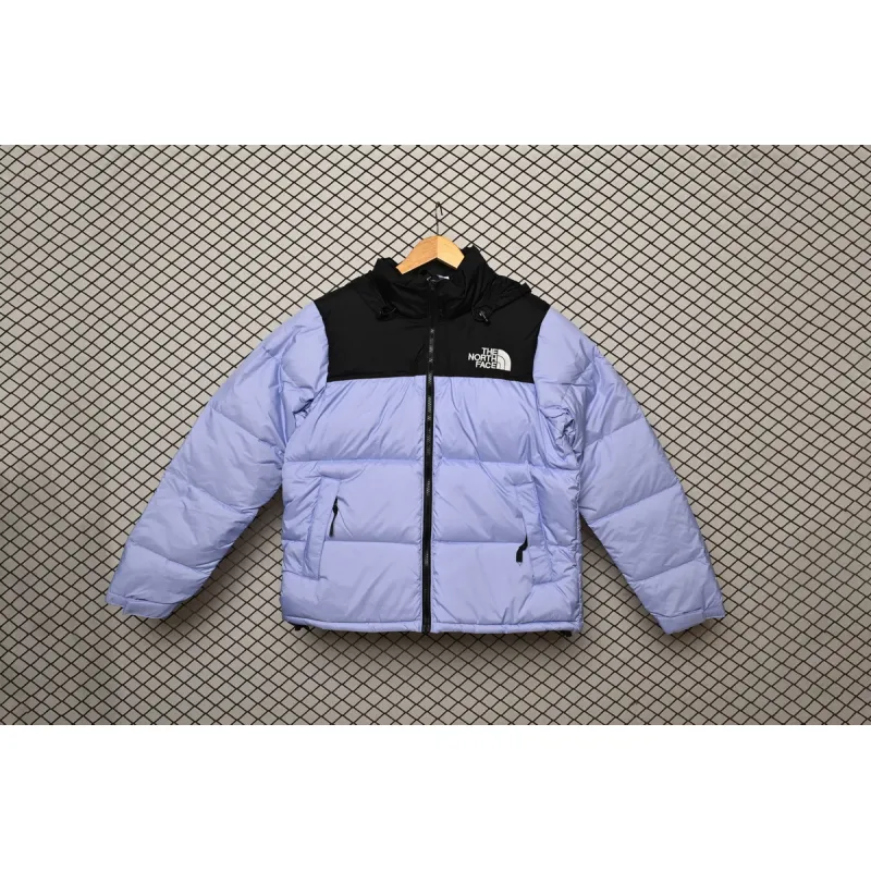 PK TheNorthFace Splicing White And Lavender Color