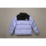 PK TheNorthFace Splicing White And Lavender Color