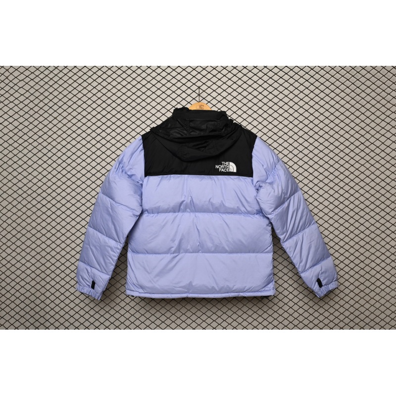 PK TheNorthFace Splicing White And Lavender Color