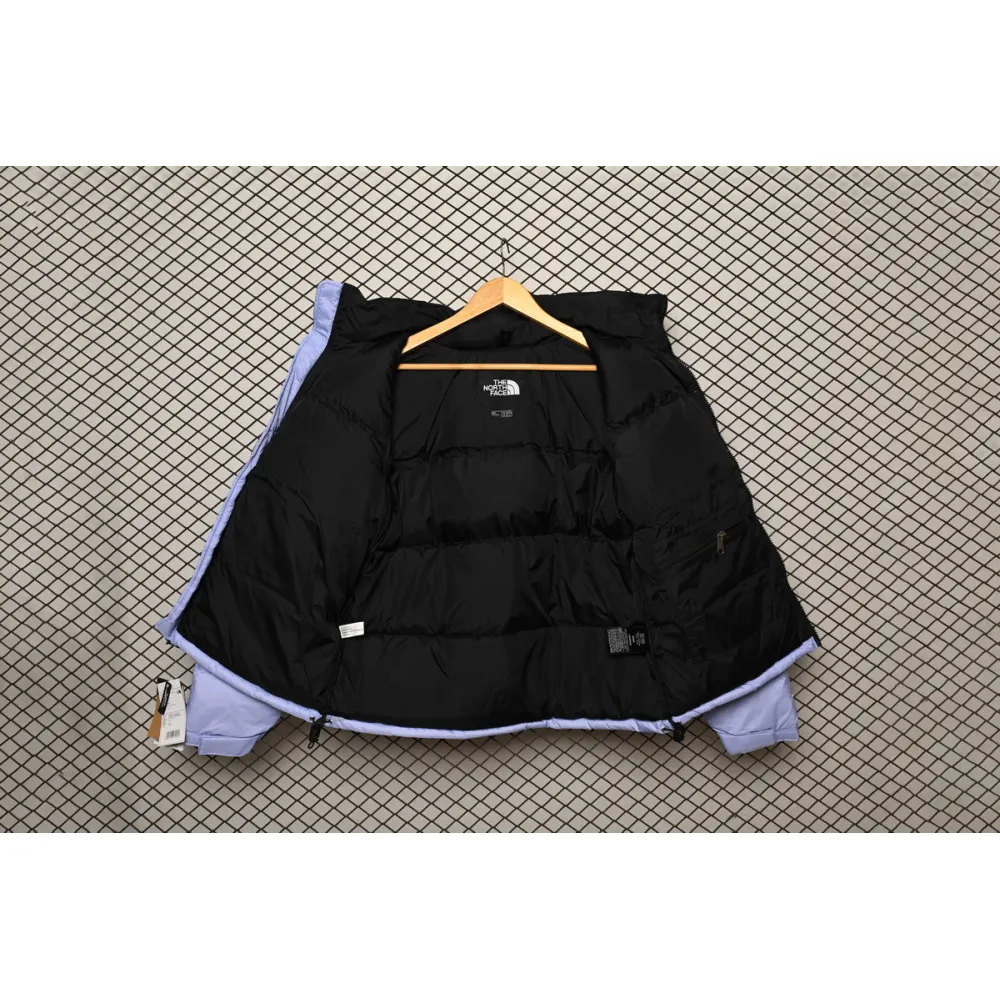 PK TheNorthFace Splicing White And Lavender Color
