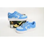 H12  A Bathing Ape Bape Sta Low All Sky Blue, OZXSHM-191-006K