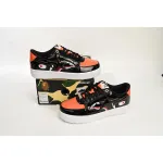 H12  A Bathing Ape Bape Sta Low Orange Shark, 1H30-191-005