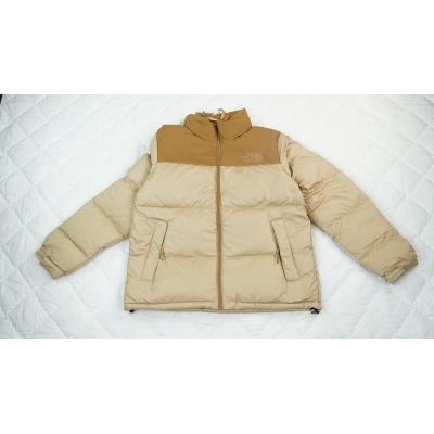 PK TheNorthFace Splicing White And Wheat 01