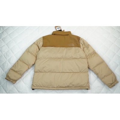 PK TheNorthFace Splicing White And Wheat 02