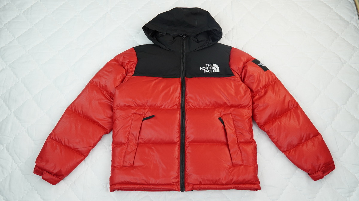 PK TheNorthFace Splicing White And Orange