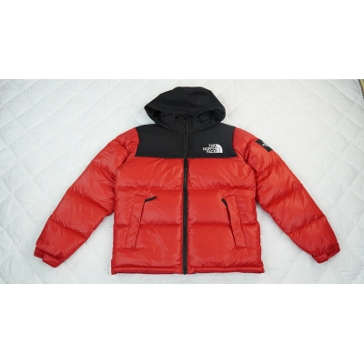 PK TheNorthFace Splicing White And Orange 01