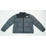 PK TheNorthFace Splicing White And Glossy Gray