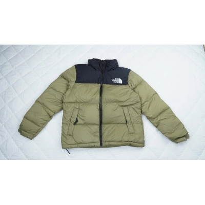 PK TheNorthFace Splicing White And Red Grass Green 01