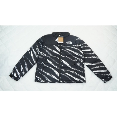 PK TheNorthFace Splicing White And Black Zebra 01