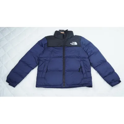 PK TheNorthFace Splicing White And Sapphire Blue 01
