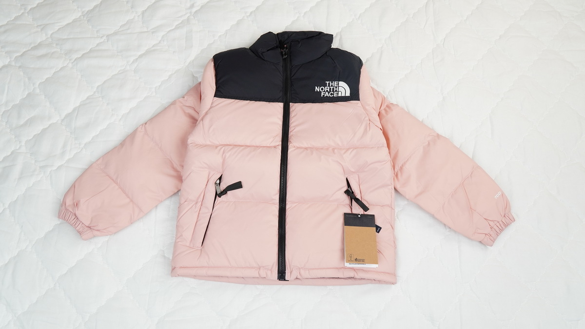 PK TheNorthFace Splicing White And Red Dirty Powder