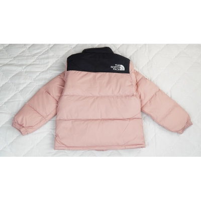 PK TheNorthFace Splicing White And Red Dirty Powder 02