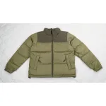 PK TheNorthFace Splicing White And Double Green