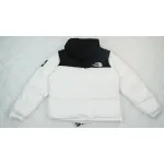 PK TheNorthFace Splicing White And White