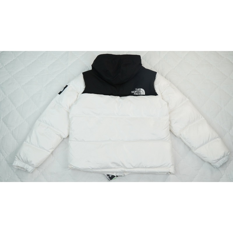 【Flash Sale】 TheNorthFace Splicing White And White