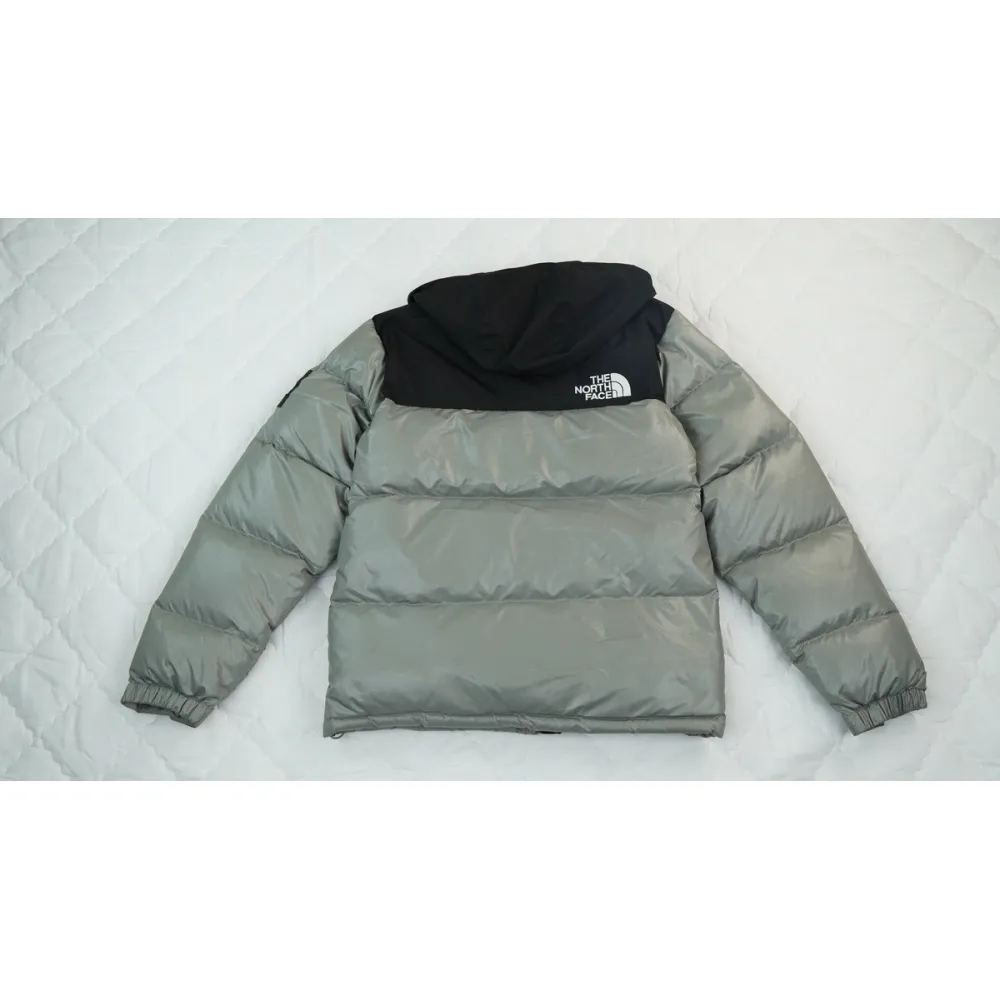 PK TheNorthFace Splicing White And Grey