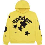  Sp5der Beluga Hoodie Gold