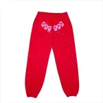 PK Sp5der Worldwide Red 555 Joggers