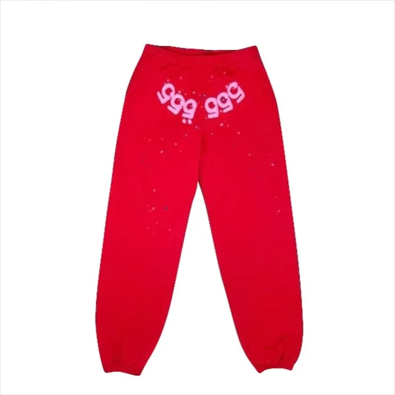 PK Sp5der Worldwide Red 555 Joggers