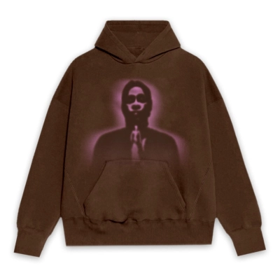  Sp5der Thug Hoodie Brown 01