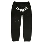 Black Sp5der Web Sweatpants