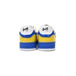 H12  A Bathing Ape Bape Sta Low White Baolan Yellow,1180-191-006
