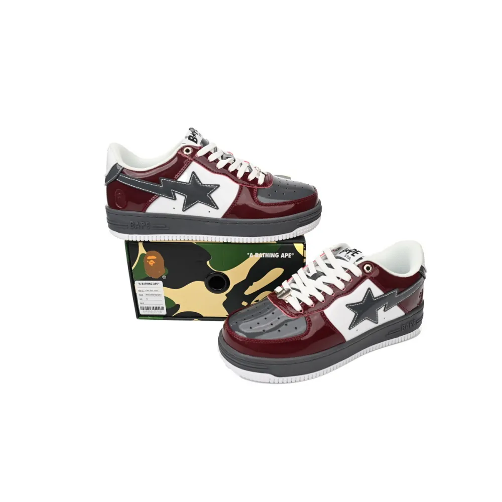 H12  A Bathing Ape Bape Sta Low Sprinkle Red, 1180-191-0096