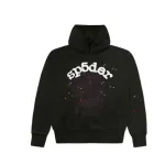  Sp5der Black Worldwide Hoodie