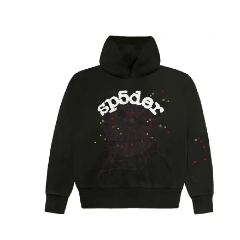  Sp5der Black Worldwide Hoodie