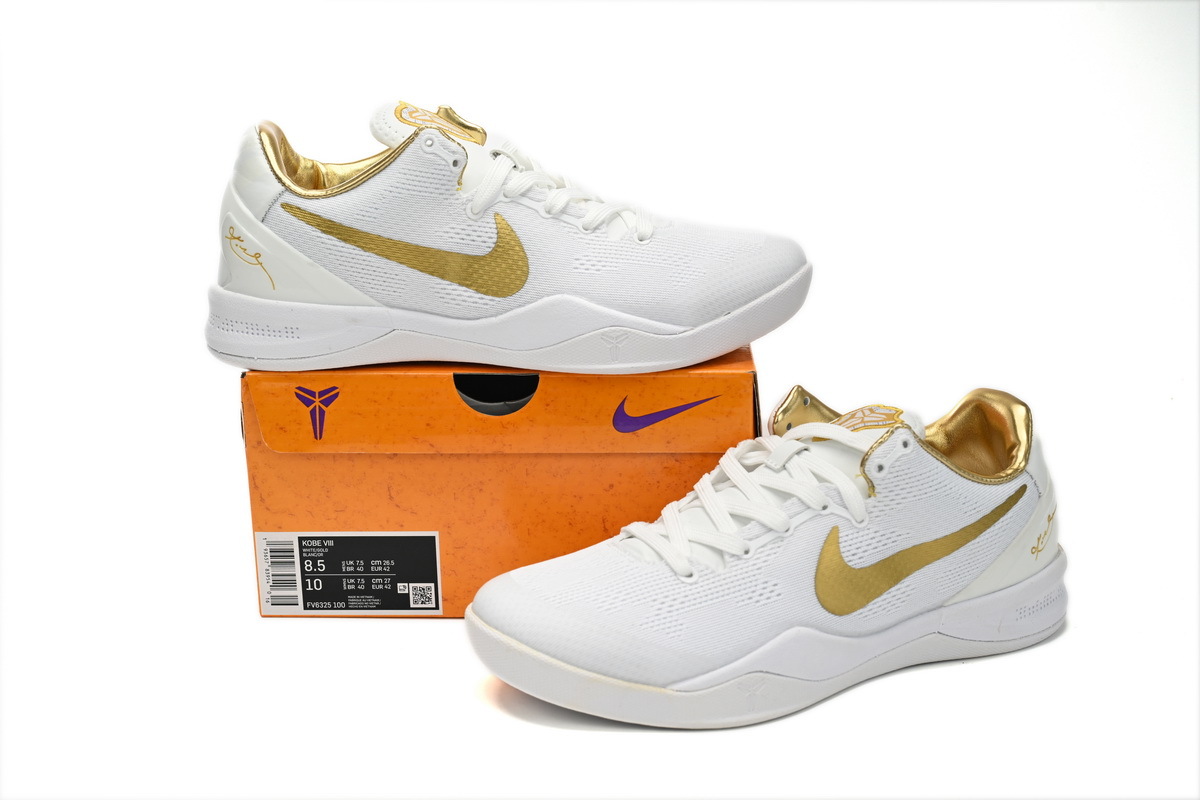 PK Kobe 8 Protro "METALLIC GOLD"，FV6325-100