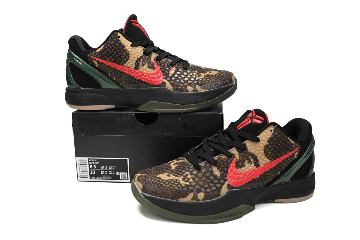 PK Kobe 6 Protro "Italian Camo",FQ3546-001