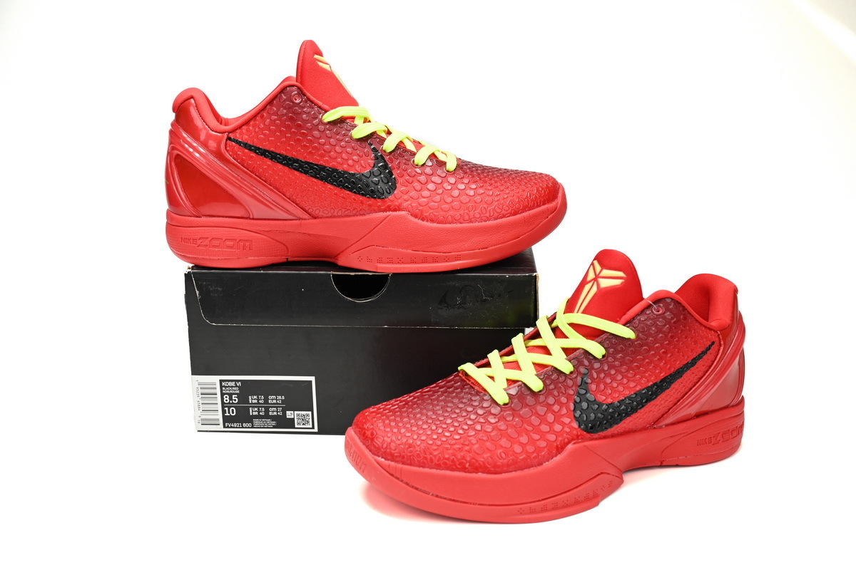 PK Kobe 6 Protro Reverse Grinch,FV4921-600