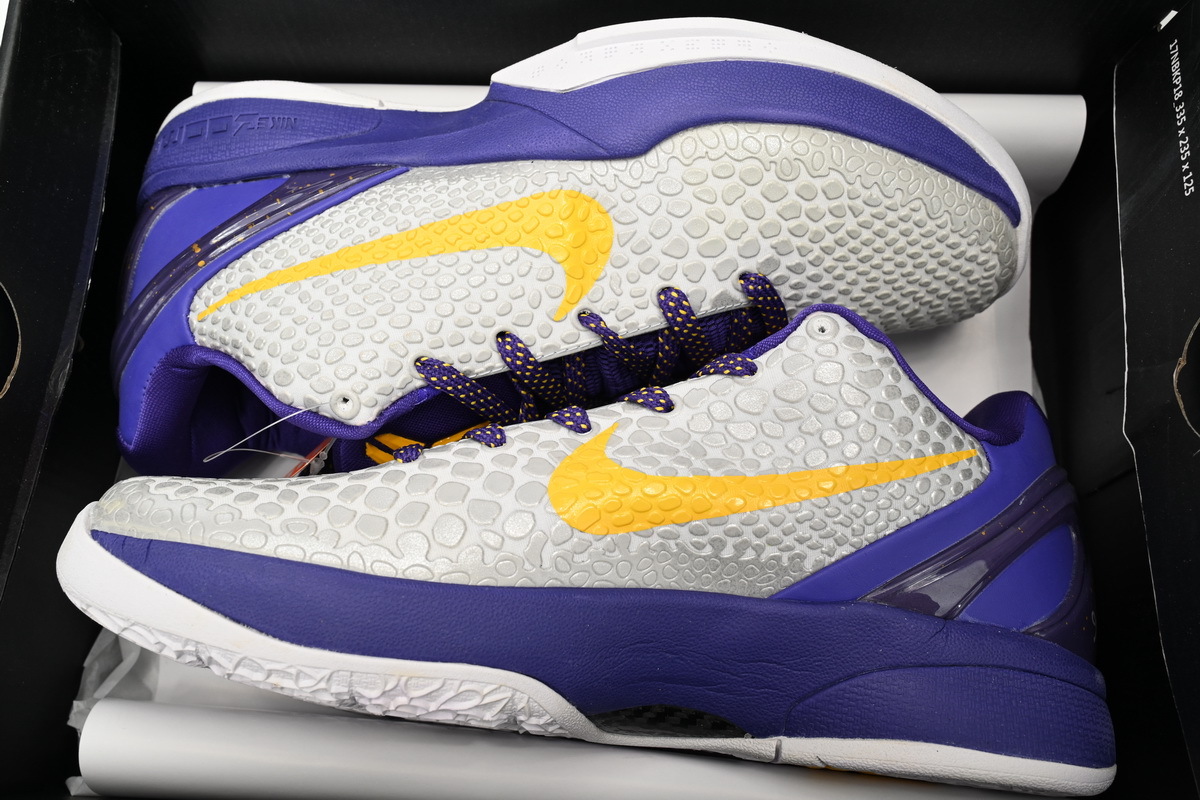 PK Zoom Zoom Kobe VI White Purple Yellow,CW2190-104