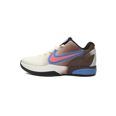 PK Kobe 6 Brown Red Blue,869457-007 01