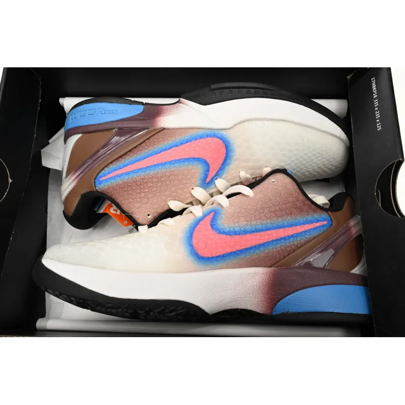 PK Kobe 6 Brown Red Blue,869457-007