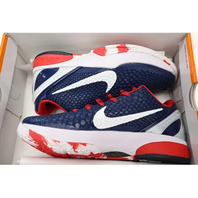 PK Kobe 6 Protro White Blue Red,436311-003  02