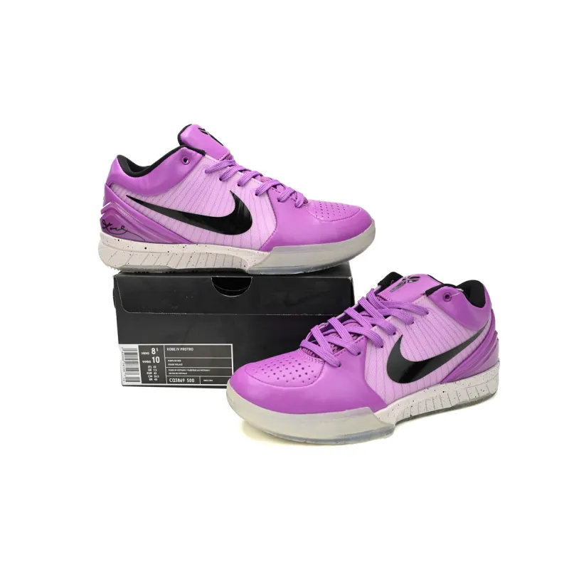 PK Men's Undefeated x Kobe 4 Protro “Lakers”,CQ3869-500