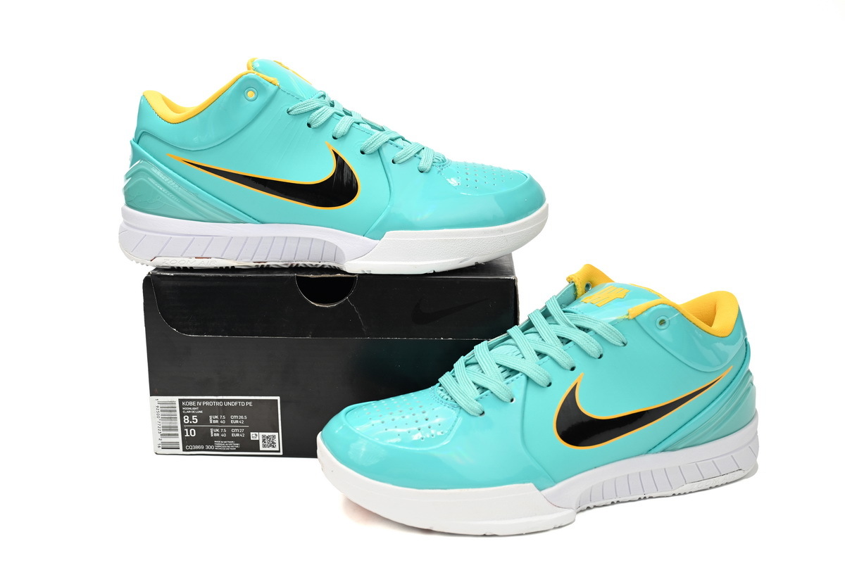 PK Kobe 4 Protro Undefeated San Antonio Spurs,CQ3869-300