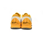 PK New Sale Nike Zoom Kobe 5 V X White Black Yellow Shoes,386430-104