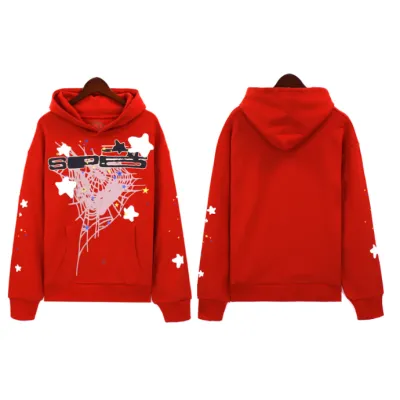 PK Sp5der Young Thug Tracksuit Red 02