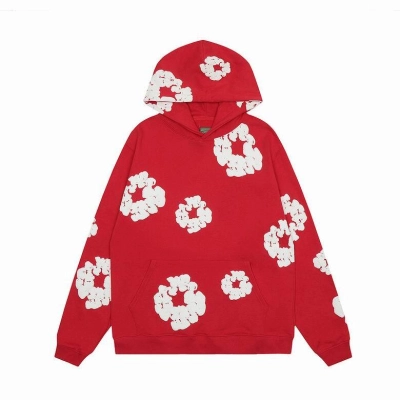  Denim Tears hoodie red 01